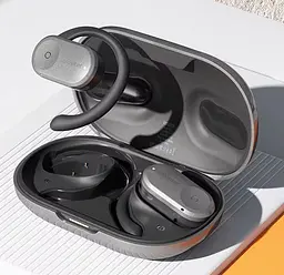 Навушники Langsdom бездротові спортивні TS01 Open Ear з кріпленням за вухо Bluetooth 5.3 шумоподавлення 30 годин роботи Чорний - мініатюра 2