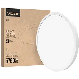 LED панель Videx PBR600 48W 3000-4000-6000K 230V кругла (VL-PBR600-48CW) - мініатюра 7