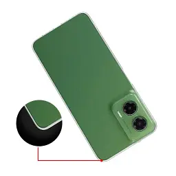 Силіконовий чохол BeCover для Motorola Moto G35 Transparancy (712747) - мініатюра 4