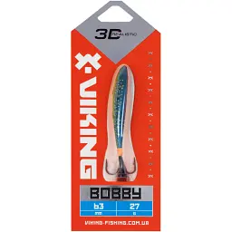 Бокоплав Viking Fishing Bobby 63mm 27.0g #21 Kingfisher Green - мініатюра 2