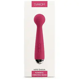 Вібромасажер з інтелектуальним режимом Svakom Mini Emma Plum Red - мініатюра 7