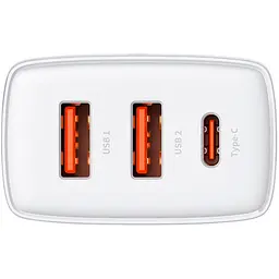 Швидкий блок зарядний Baseus Compact Quick Charger 2U+C 30 W CCXJ-E02 - мініатюра 2