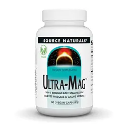 Комплекс з П'яти Форм Магнію та Вітамін В6 Ultra-Mag - 90 вег.капул
