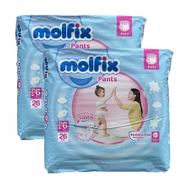 Підгузки-трусики Molfix 6 EXTRA 15+ кг 52 шт