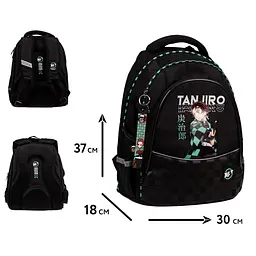 Рюкзак шкільний  ортопедичний шкільний YES Demon Slayer Tanjiro TS-52 - мініатюра 2