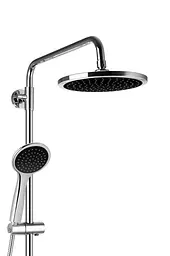 Душова система Corsan Klar Fiber chrome black CMN002BL, Хром - мініатюра 5