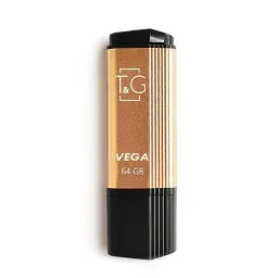 Флеш накопичувач USB 64Gb T&G Vega TG121, Gold, USB 2.0 (TG121-64GBGD)