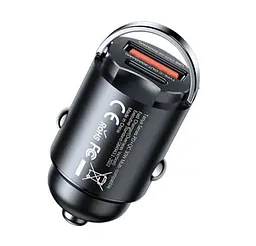 Зарядний пристрій Remax RCC359 30W USB/Type-C Car Charger Black