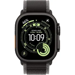 Смарт-годинник Apple Watch Ultra 3 49mm Black Titanium Case with Black/Charcoal Trail Loop S/M (MF1D4) [145339] - мініатюра 2