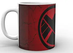 Кружка GeekLand білі Агенти Щ.И.Т Agents of S.H.I.E.L.D. логотип на червоному тлі AS.02.008 - мініатюра 3