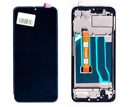 Дисплей Realme C25Y чорний + рамка