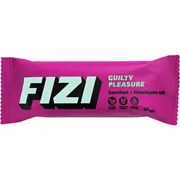 Батончик Fizi Guilty Pleasure Hazelnut + himalayan salt в шоколадной глазури 45 г