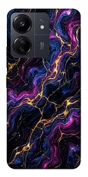 TPU чохол Demsky Purple space marble для Xiaomi Redmi 13C