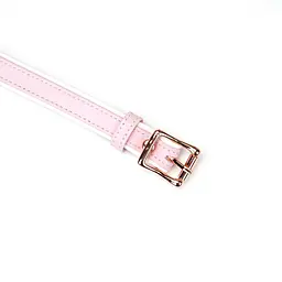 Шкіряна маска на очі Liebe Seele White Pink Fairy Goat Leather Blindfold SX2824 104162 - мініатюра 2