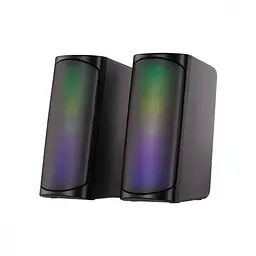Мультимедійна акустика 2E PCS231 RGB Matrix 2.0 USB Black (2E-PCS231BK) - мініатюра 6