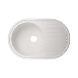 Кухонна мийка Lidz 780x500/200 WHI-01 (LIDZWHI10780500200), Білий