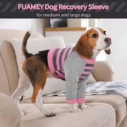 Костюм для відновлення собак Derby Stop Licking Dog Recovery Shirt, Pink, 3XL - мініатюра 2