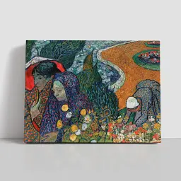 Інтер'єрна картина Спогади про сад в Еттені, Вінсент ван Гог, Vincent van Gogh, інтер'єрний декор, 60×80 см (id6665)