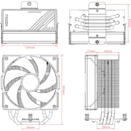 Кулер до процесора ID-Cooling Frozn A410 ARGB White (FROZN A410 ARGB White) - мініатюра 7