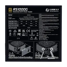 Блок живлення Lian Li 1000W (G9P.RS1000G.B000.EU) - мініатюра 5