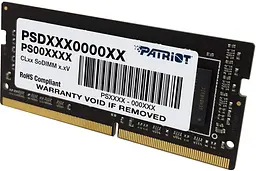 Модуль пам'яті SO-DIMM 16GB/3200 DDR4 Patriot Signature Line (PSD416G320081S) - мініатюра 2