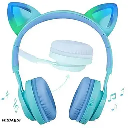 Дитячі навушники Riwbox CT-7S Cat Ear Bluetooth - мініатюра 3