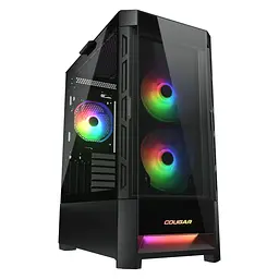 Корпус Cougar Duoface RGB (Black) (CGR-5ZD1B-RGB) - мініатюра 2