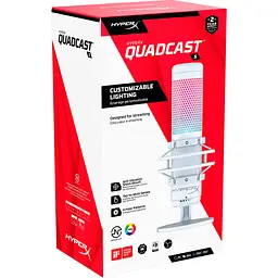 Мікрофон HyperX QuadCast S White [519P0AA] [79761] - мініатюра 13