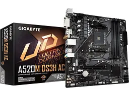 Материнська плата Gigabyte A520M DS3H AC - мініатюра 4