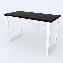 Письмовий стіл Ferrum-decor Драйв 750x1000x600 Білий метал ДСП Венге Магія 32 мм (FRD-105337) - мініатюра 4
