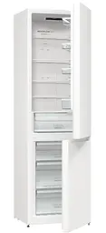 Холодильник з нижньою морозильною камерою Gorenje NRK6201EW4 200х60х60см 2 двері 235 (96) л А+ Total NF Зона свіжості білий - мініатюра 2