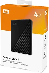 Зовнішній жорсткий диск WD портативний My Passport 4 TB (WDBPKJ0040BBK-WESN) - мініатюра 5
