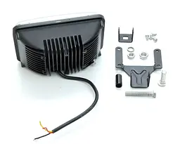 Додаткова LED фара 75W (15W x 5) 10-30V / 170x105x80 мм (Yellow 01-75) - мініатюра 2