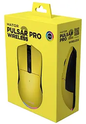 Бездротова миша HATOR Pulsar 2 PRO Wireless Yellow (HTM-532) Б/в - мініатюра 7