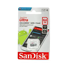 Карта пам'яті SanDisk Ultra microSDXC 64Gb (100Mb/s) - мініатюра 3