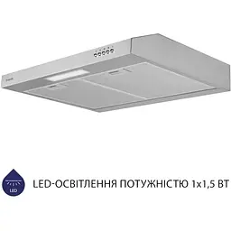 Витяжка пласка Minola HPL 612 I Нержавіюча сталь - мініатюра 3