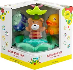 Набір іграшок для ванни Водяна пригода Baby Team 9036 Різнокольоровий shop (4824428090360) - мініатюра 1