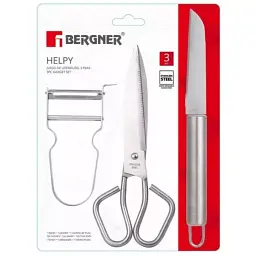 Набір кухонного приладдя Bergner Helpy 3 предмети (BG-3356-MM) - мініатюра 2