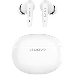 Навушники Proove бездротові MoshPit 2 білий bluetooth 5.2 TWS мікрофон кейс
