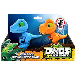 Набір фігурок з механічною функцією Dinos Unleashed Ті-Рекс і Велоцираптор, 11 см, 2 шт. (31128) - мініатюра 4