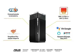 Маршрутизатор (роутер) Asus ZenWiFi Pro ET12 1-Pack (90IG05Z0-MO3A10) - мініатюра 8