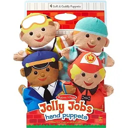 Ляльковий театр Melissa&Doug Веселі помічники, 4 шт. (MD19086)