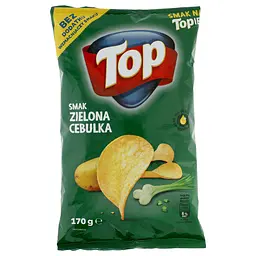 Чипси TOP Зелена цибуля 150г.