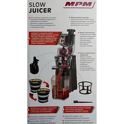 Соковижималка шнековая MPM Product MSO-16 - мініатюра 5
