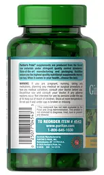 Натуральна добавка Puritan's Pride Ginkgo Biloba Standardized Extract 120 mg 200 капсул - мініатюра 3