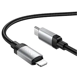 Кабель Hoco X117 Star PD27W charging data cable iP Black