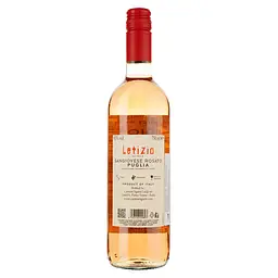 Вино Letizia Sangiovese Rosato IGT Puglia рожеве напівсолодке 0.75 л - мініатюра 2