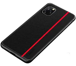 Чехол накладка Primo Cenmaso для Apple iPhone 11 Pro Max Black&Red - мініатюра 3