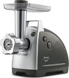 Tefal М'ясорубка HV8 Successor, 2200Вт, 4.5кг/хв, 3 решітки, насадка для ковбас, кеббе, 4 терки, пластик/метал, чорний - мініатюра 2