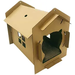 Дряпка будинку Croci Villa mono 42 x 35 x 50 см гофрокартон